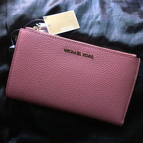 rose wallet michael kors|Michael Kors pink wallet sale.